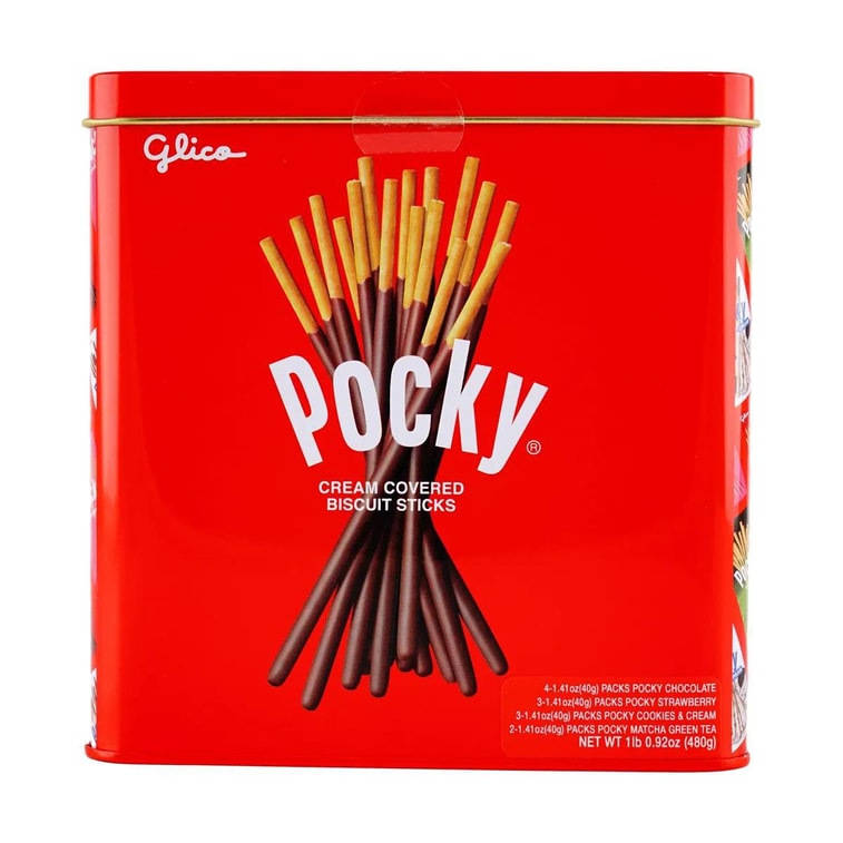 Glico Holiday box Set, 12 Pocky boxes  8