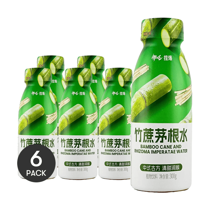 Bamboo Cane&Grass Root Drink 10.2 fl oz *6【6 Packs】