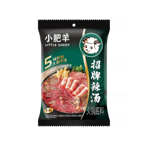 【中国直邮】 小肥羊 招牌辣汤火锅底料 粉质家用大骨煲汤涮羊肉调味料 235g*1 袋