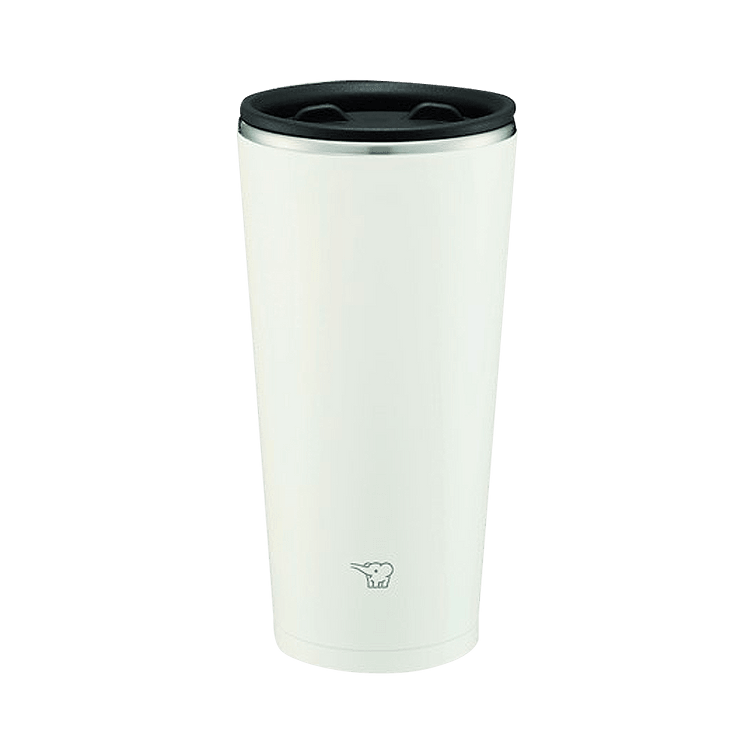 TIGER Simple Lightweight Stainless Steel Vacuum Insulation Cup Arctic Wolf  White 600ml 