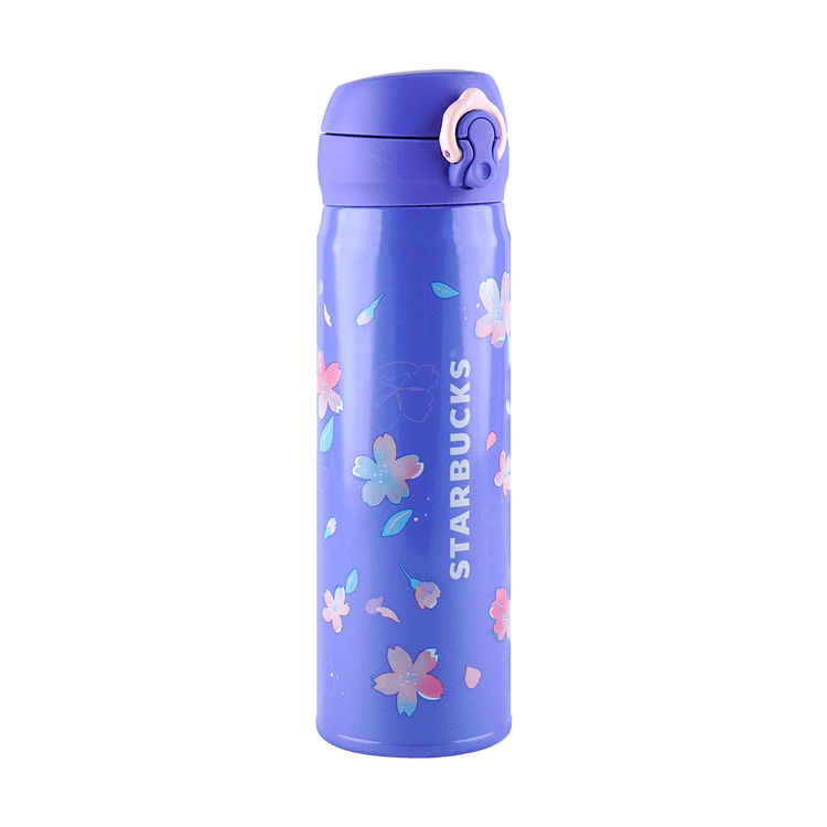 JP STARBUCKS Cherry Blossom Sakura Stainless Bottle Purple 500ml