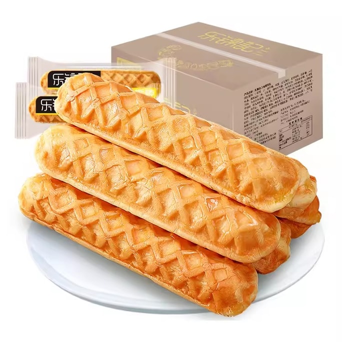 Cheese Filled Tear Bar Hand Torn Bread Milk Flavoured Breakfast Snack Pastry Snack Waffle Bar 700G/ Box