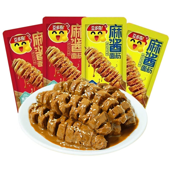 【中国直送】豆多奇胡麻麩ロール 250g（BBQ＋スパイシー風味）焼き麩ロール、ベジタリアンミート豆腐ストリップ、スパイシースナック【ノンフライ、高タンパク】【歯ごたえがあって美味しい】