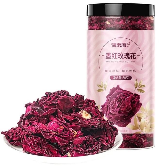 [중국 직송] 푸동하이 다크 레드 로즈 티 50g