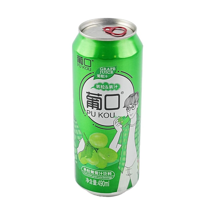 PUKOU 果肉入りグレープフルーツジュース 16.57 液量オンス - Yami
