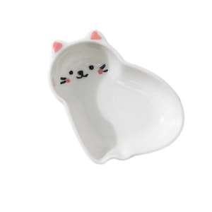 Mini Animal Soy Sauce Dish Flavor Dish Condiment Dish Dip Dish Household Cartoon Cutlery 2 Packs - Cat