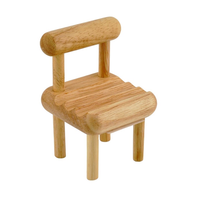 小椅子手机支架 小凳子手机架 桌面摆件实木板凳