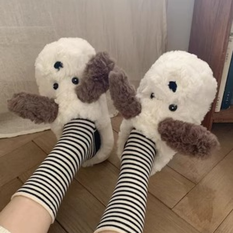 SnuggleDog Plush Slippers 44-45 5