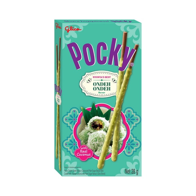 【馬來西亞直郵】 泰國 格力高泰國 POCKY百奇 椰絲球限量版口味 餅乾棒 28g