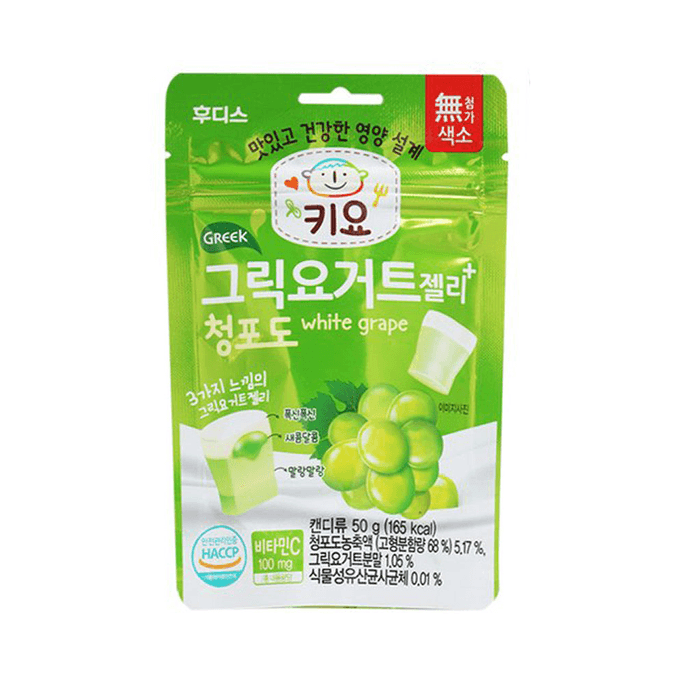ILDONG FOODIS Greek Yogurt Jelly Green Grape 50g
