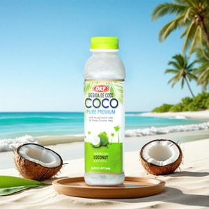 COCO Pure Premium With Young Coconut Juice Chewy Coconut Jelly, 16.9 fl oz