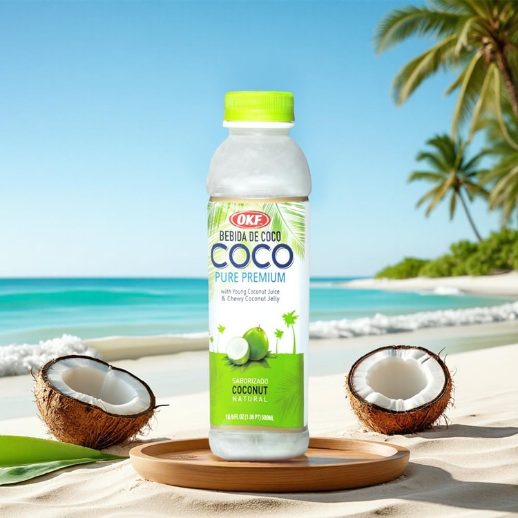 OKF COCO Pure Premium With Young Coconut Juice Chewy Coconut Jelly