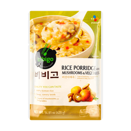 Rice Porridge With Mushrooms And Vegetables 420g