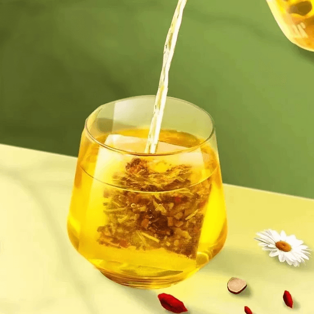 北京同仁堂 兴安保健 桂花菊花枸杞决明子茶 熬夜恢复花茶 赶走疲惫眼疲劳 舒肝清火不留痘 养生茶包 5g*32袋【呵护小心肝】