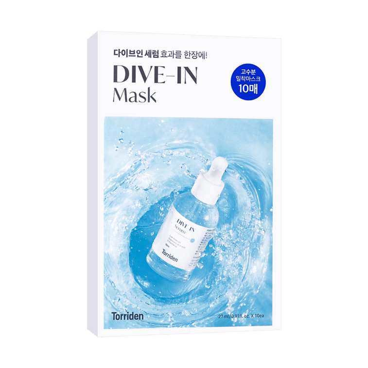 Dive In Low Molecule Hyaluronic Acid Mask, 0.9 fl oz 20pcs【Value Pack】 6