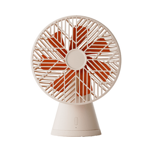 【中国直邮】小米有品向物 长续航摇头桌面风扇 雨林pro 杏白【超大风-可摇头-长续航(13小时)-90°上下调节】