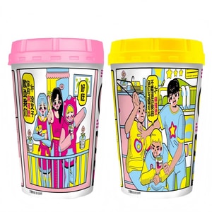 【中国直邮】 合正然 超好吃宿舍麻辣烫粉丝锅自热方便火锅懒人火锅香辣麻酱味牛油火锅味167.5g+165g