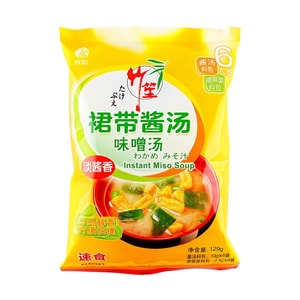欣和 裙帶菜味噌湯 淡醬香風味 6份 129g【沖泡速食湯料包】