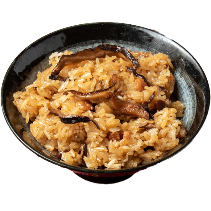 Black Sesame Oil Sticky Rice with Shiitake Mushroom 22 oz