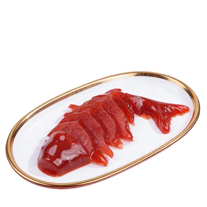 【中国直邮】 美食美客 年货过年摆盘锦鲤山楂糕鱼年年有余八宝饭年夜饭八方来财新年盒装200g*1条