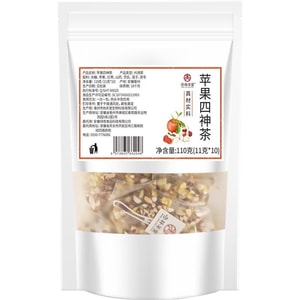 【中国直邮】 杏林草堂 小儿四神汤养生茶包苹果四神茶儿童健莲子茯苓脾山药芡实  110g/袋