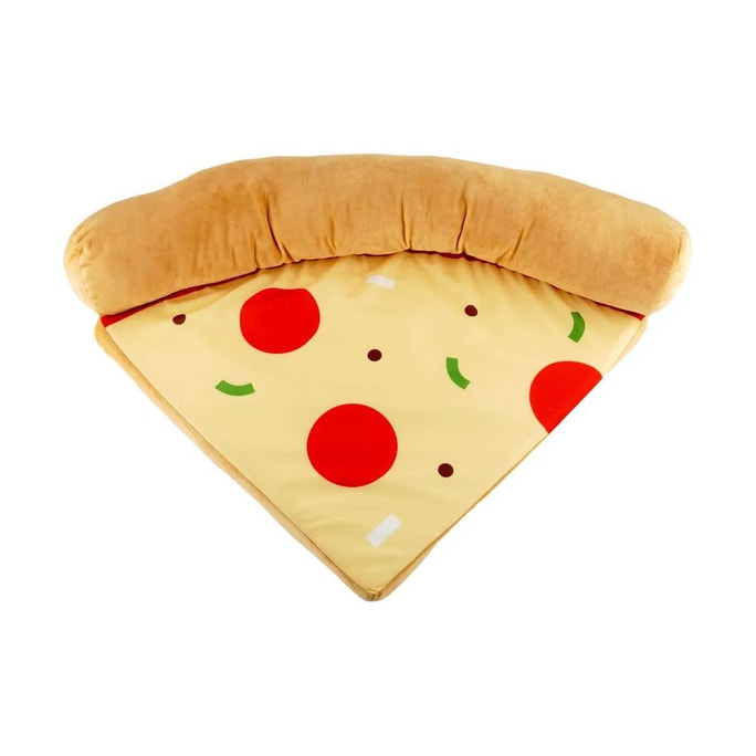 Cozy Pet Bed, Dog Bed Cat Bed Pizza-Shaped