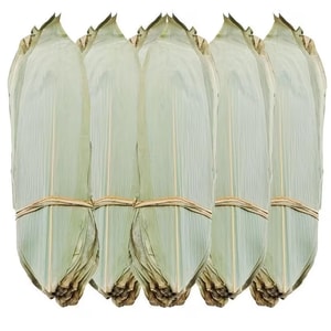 [Extra‑Large Size] Dried Zongzi Wrapping Leaves, Wild Natural Large Leaves For Rice Dumplings, 100 Pieces Per Pack, Comes With Zongzi Binding Strings