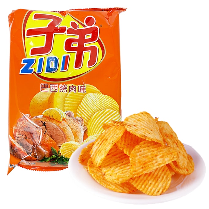 Zidi Potato Chips BBQ Flavor 100g