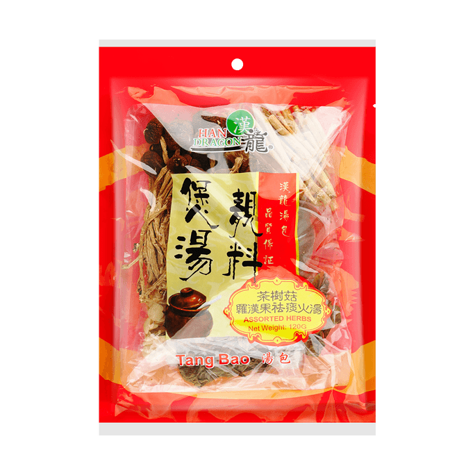 차나무 버섯 및 Luo Han Guo 담 감소 수프 건조 모듬 허브, 4.23 온스