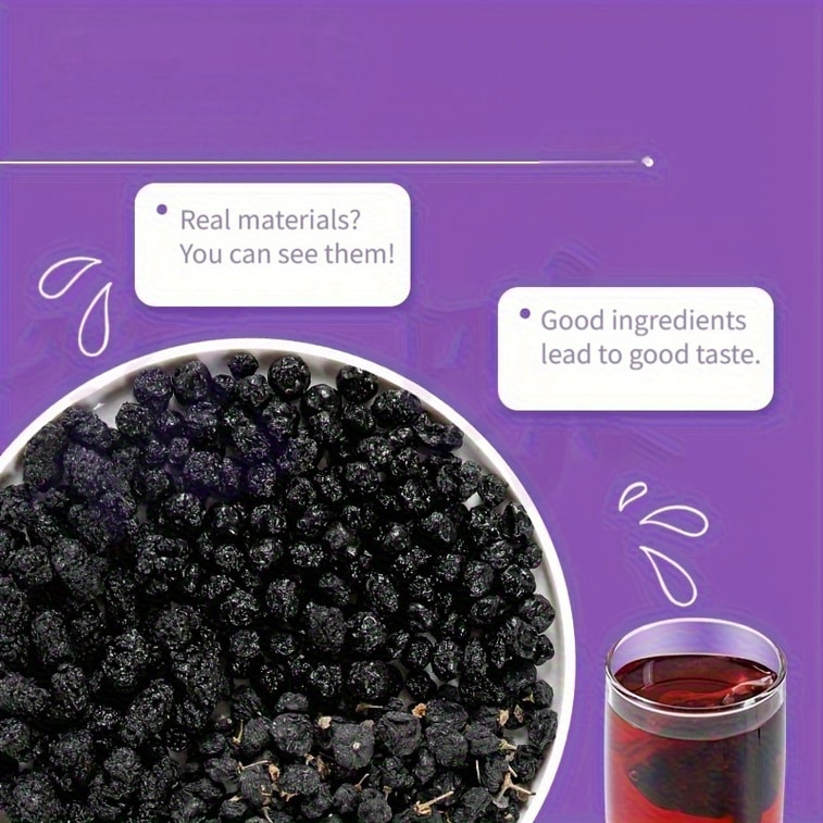【Expédition directe du Canada】 Thé de myrtille, mûre et lyciet noir Sifanda 100g (5g x 20 sachets) - Une tasse pour une dose complète d'anthocyanes, thé revitalisant pour les noctambules, cadeau de fête, sachet de thé mélangé, thé aux fruits colorés, délicieux glacé. 6