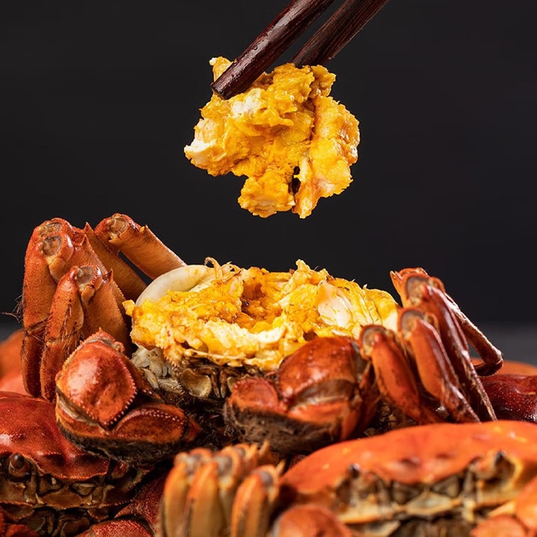 Fresh Lake Crab Roe Sauce 120g, Solid ≥80%. Ready-to-eat, Savory & Creamy. For Rice, Noodles, Fillings, Tofu. Rich Seafood Seasoning. 6