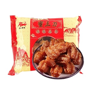 泰山富強 蜜三刀 500g【懷舊點心油果子】【中華老字號傳統非遺美食】【山東特產】【春節年貨必買】