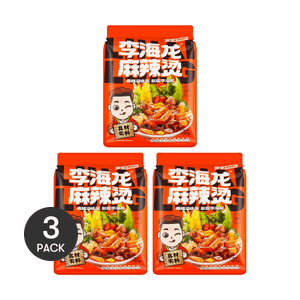 李海龍 正宗東北老式麻辣燙 速食冒菜 微辣 387g *3【3份超值裝】