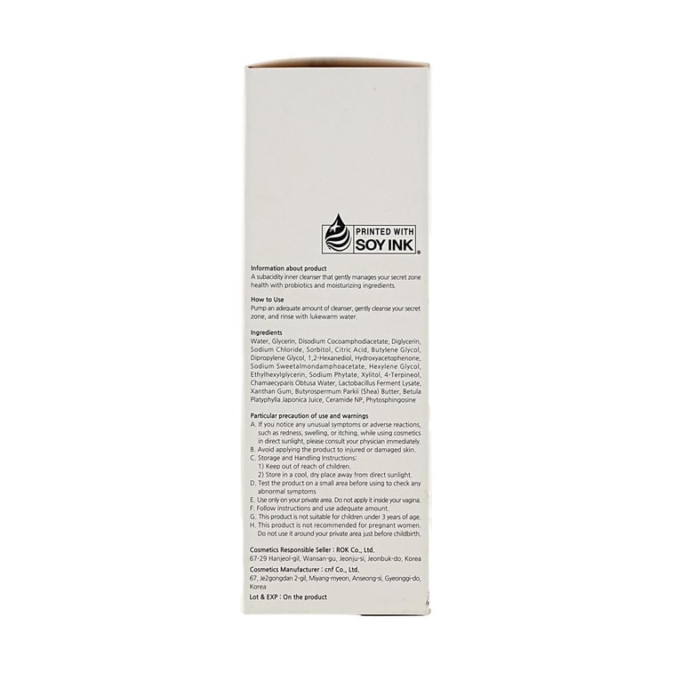 Secret Therapy Inner Cleanser Intimate Care Gentle Cleansing, 10.14 fl oz 6