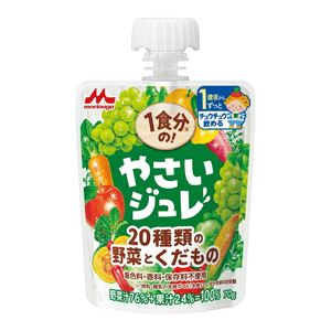 Morinaga One Meal's Vegetable Jelly [20 kinds of vegetables and fruits (70g)]