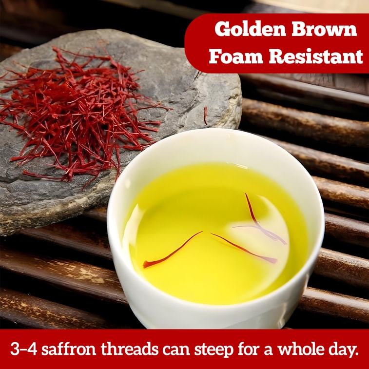 US Inventory 1g Premium Saffron Threads - Pure Saffron For Cooking, Baking & Wellness - Rich In Antioxidants & Natural Flavor - 0.035 Oz 6