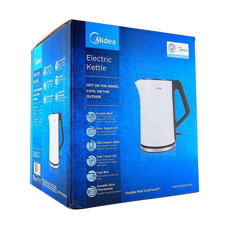 MIDEA美的 电热水壶 烧水壶煮茶烧开水 1.5L 4