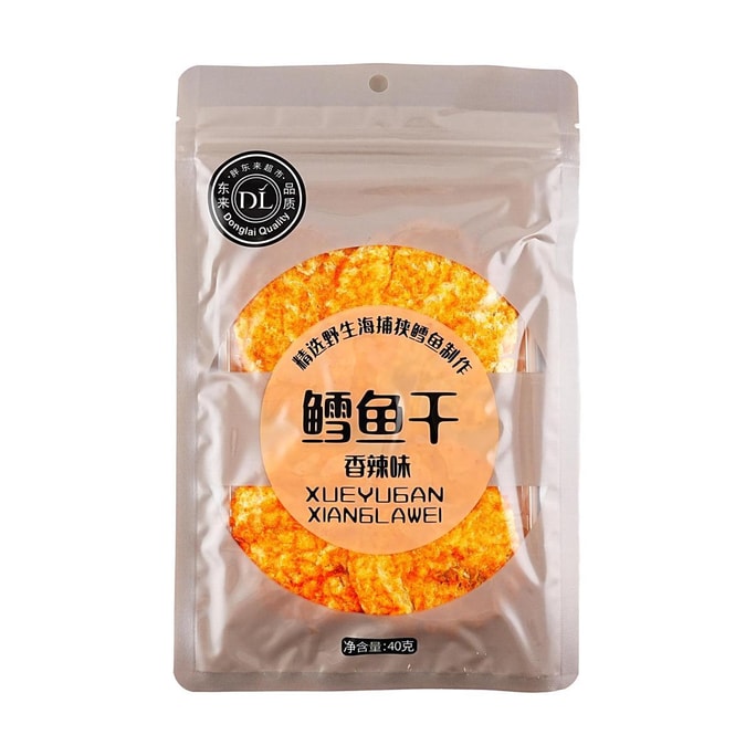 胖东来 鳕鱼干 香辣味 40g【网红爆款】【营养高蛋白零食】