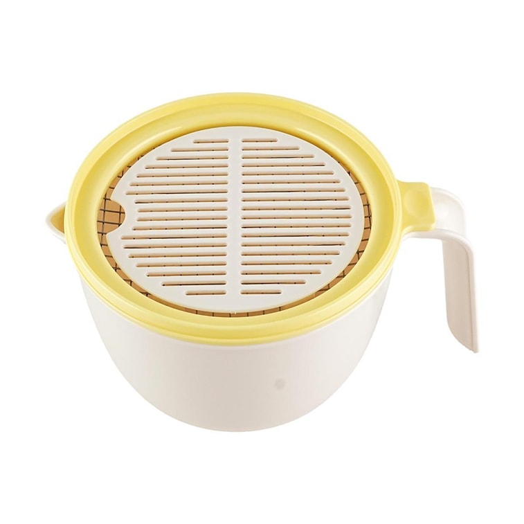 日本PEARL LIFE 微波炉土豆沙拉器 快速制作沙拉便捷烹饪 900ml/185×135×115mm  7