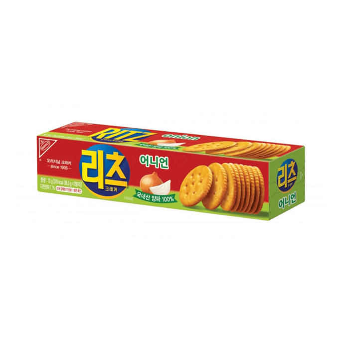 韓國RITZ利茲洋蔥口味餅乾37g x 2p