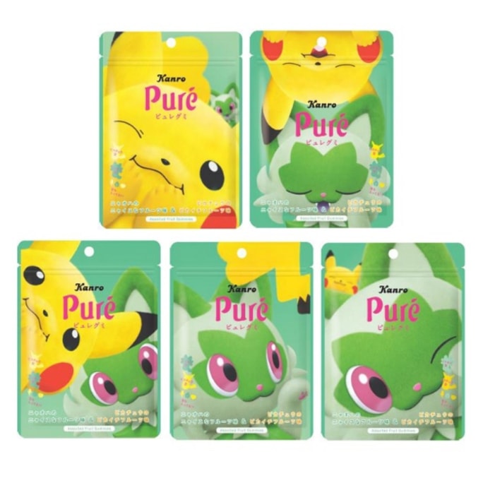 Pure Gummy Candy  Pikachu&Pochama 63g