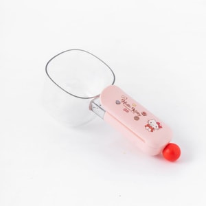 Multi-functional Graduated Rice Ladle Measuring Spoon Rice Ladle Dopamine Adjustable Qdjustable Quantity Kitchen Cute Children's Complementary Food Quantification - Hello Kitty 1Pc