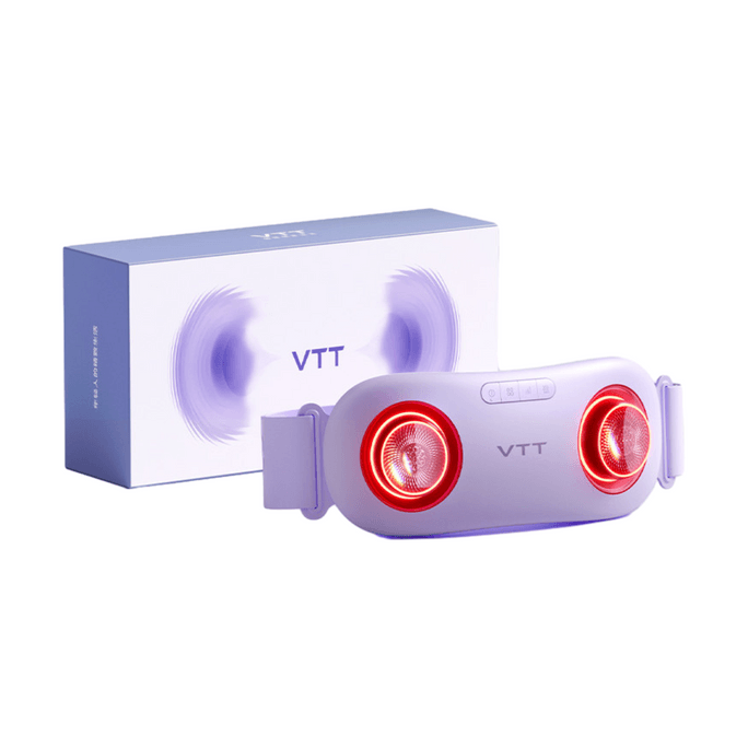 VTT 【独家首发 美国现货】揉腹仪揉肚子减肥神器腹部腰部按摩器K01抖抖腰带燃脂瘦肚子女 紫色1件