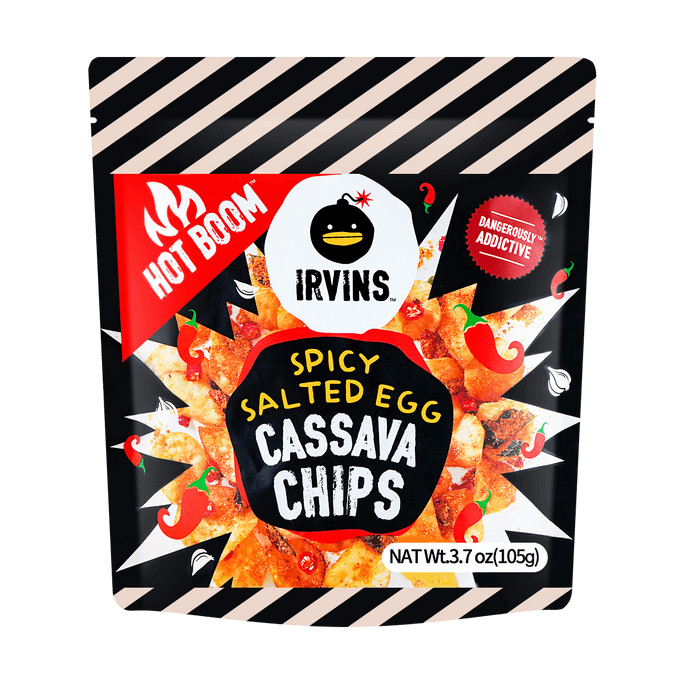 Spicy Salted Egg Cassava Chips 105g