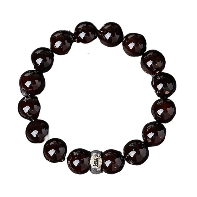 【中國直郵】 緣來花開 生肖守護神高品質福珠(可定制生肖)13mm