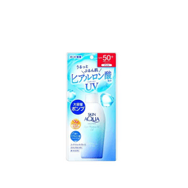 【日本直郵】ROHTO樂敦 SKIN AQUA 超保濕防曬水感啫咖哩140g SPF50+/PA++++