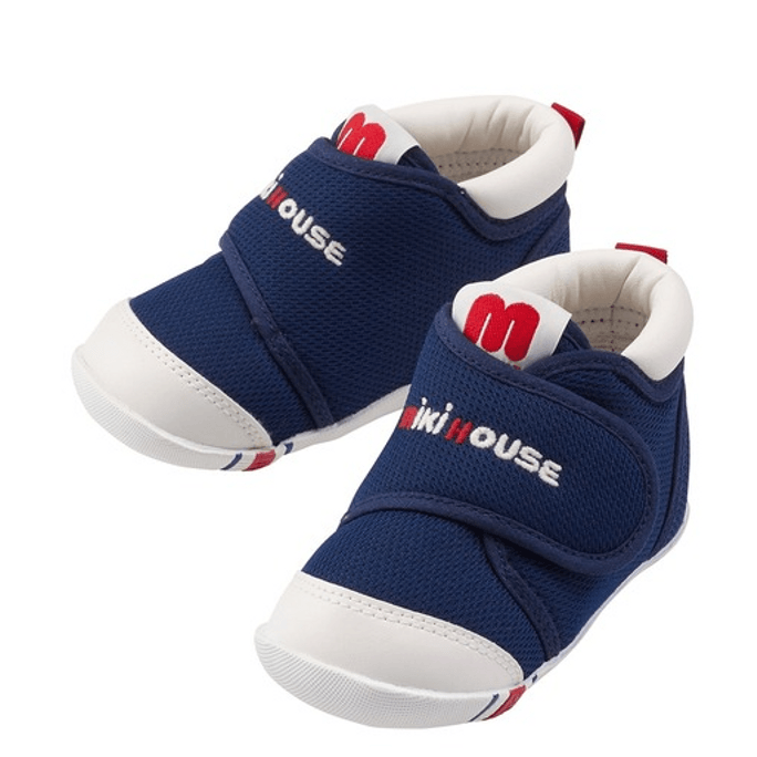 【日本からの直送】ミキハウス||受賞歴のある新作幼児靴 1セクション | ブルー 13.0cm 1足