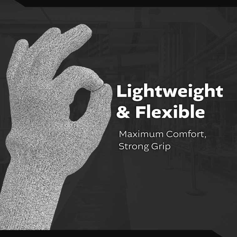 한국 Kproduct4u 회색 유리섬유 안감 장갑 (4가지 사이즈), 5개입, 사이즈 S 4