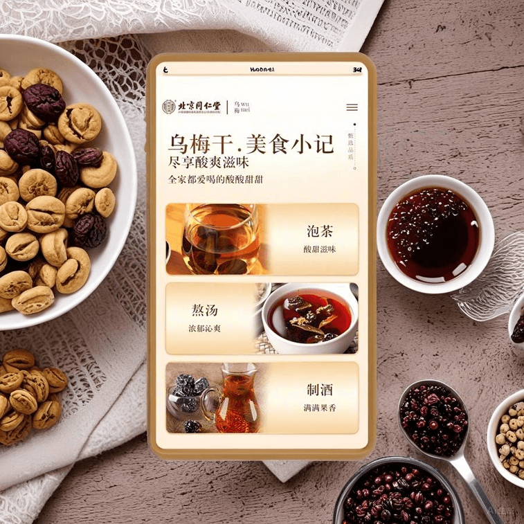 【古法煙燻烏梅干 經久耐泡】北京同仁堂烏梅250g 半斤中藥材酸梅湯烏梅丸原料 泡水潤肺止咳促進消化生津止渴 養生茶可搭配陳皮山楂玫瑰花烏梅茶 7