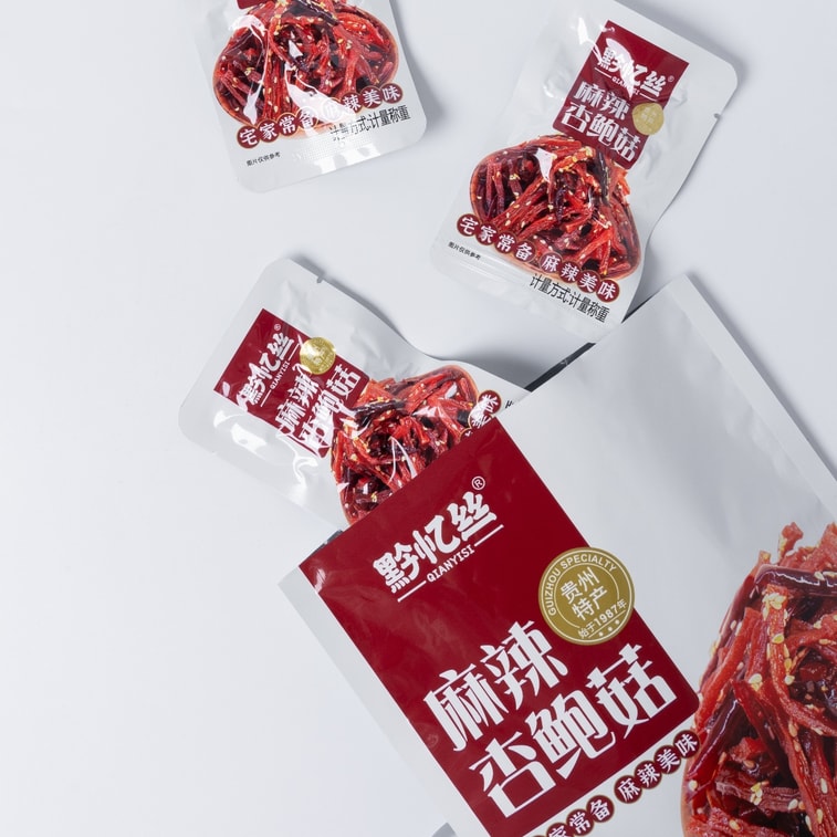 Silk Spicy King Oyster Mushrooms Guizhou specialty snack with rich savory flavor Vacuum-sealed individual packs 5